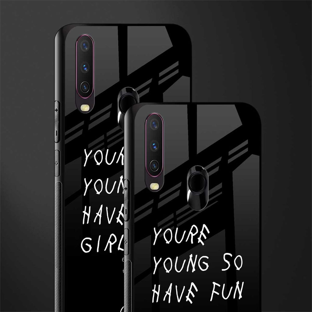 you are young glass case for vivo y12 image-2