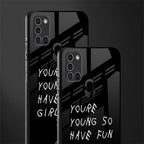 you are young glass case for samsung galaxy a21s image-2