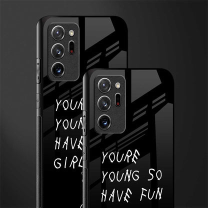 you are young glass case for samsung galaxy note 20 ultra 5g image-2