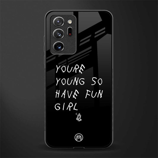 you are young glass case for samsung galaxy note 20 ultra 5g image