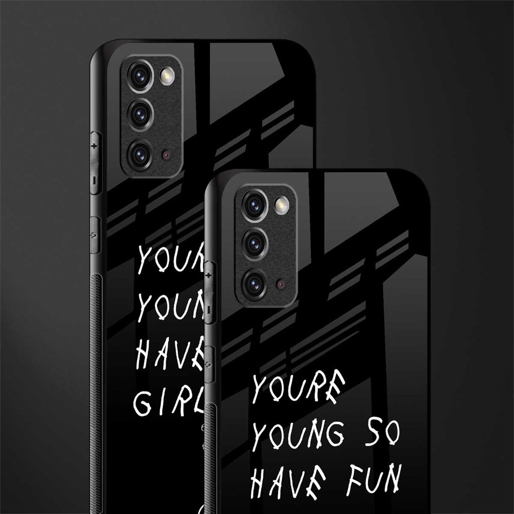 you are young glass case for samsung galaxy note 20 image-2