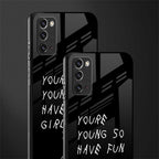you are young glass case for samsung galaxy note 20 image-2