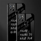 you are young glass case for realme narzo 20 image-2