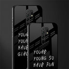 you are young glass case for redmi 9 prime image-2