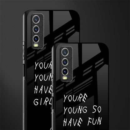 you are young glass case for vivo y20svivo y20avivo y20g image-2