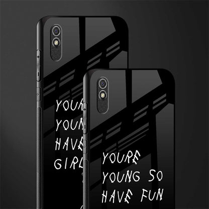 you are young glass case for redmi 9a image-2