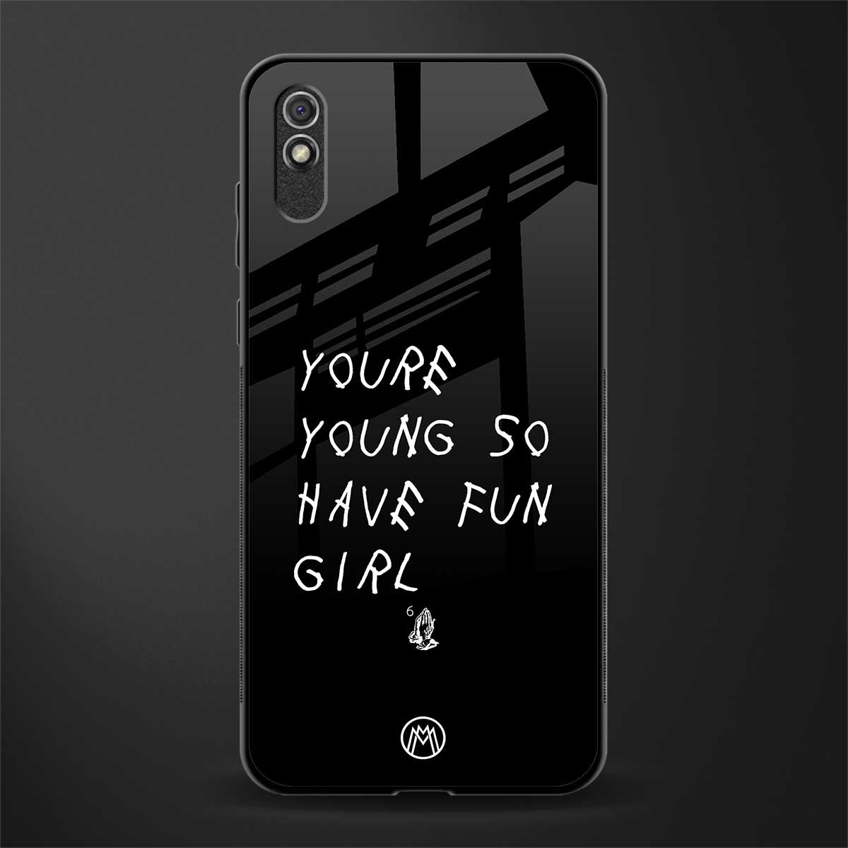 you are young glass case for redmi 9a image