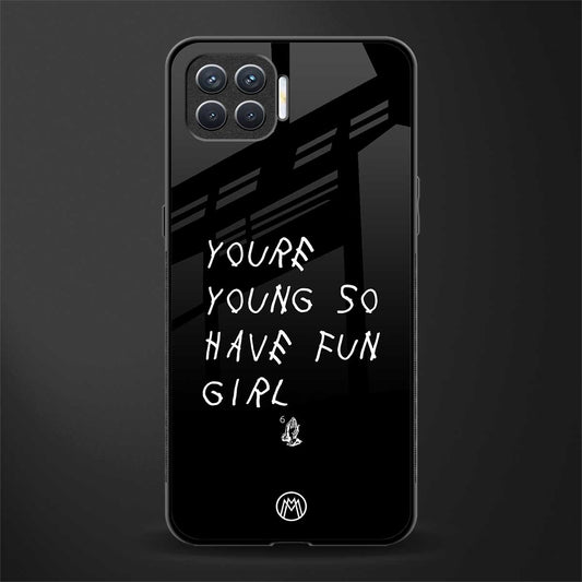 you are young glass case for oppo f17 image