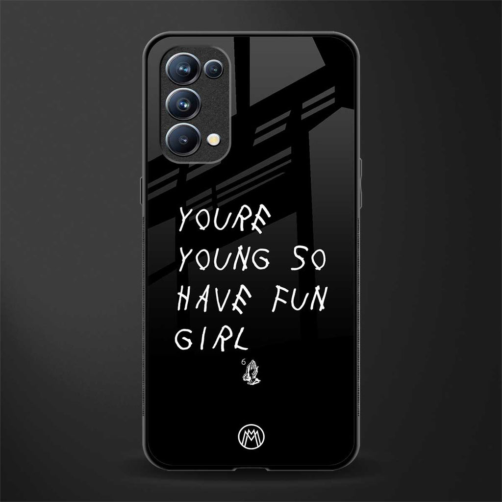 you are young glass case for oppo reno 5 pro image