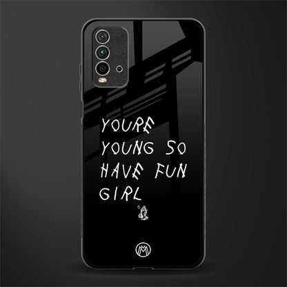 you are young glass case for redmi 9 power image