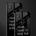 you are young glass case for poco c31 image-2
