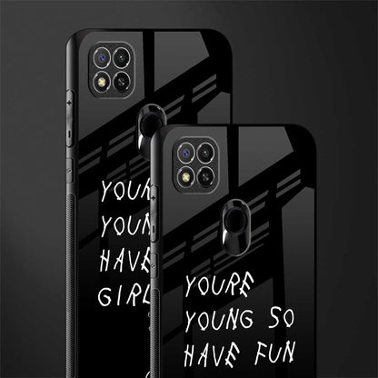 you are young glass case for redmi 9c image-2
