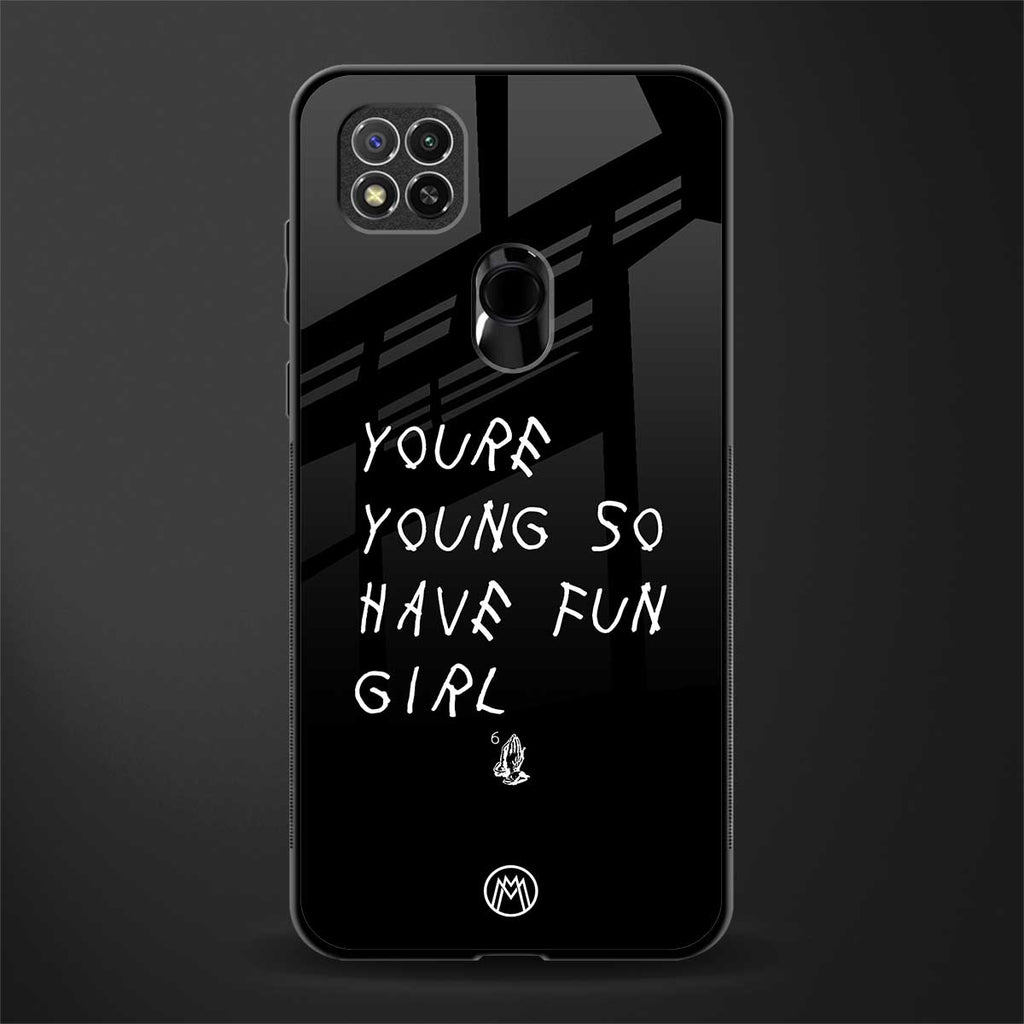 you are young glass case for redmi 9 image
