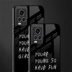 you are young glass case for vivo v20 pro image-2