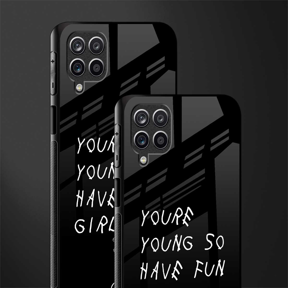 you are young glass case for samsung galaxy m12 image-2