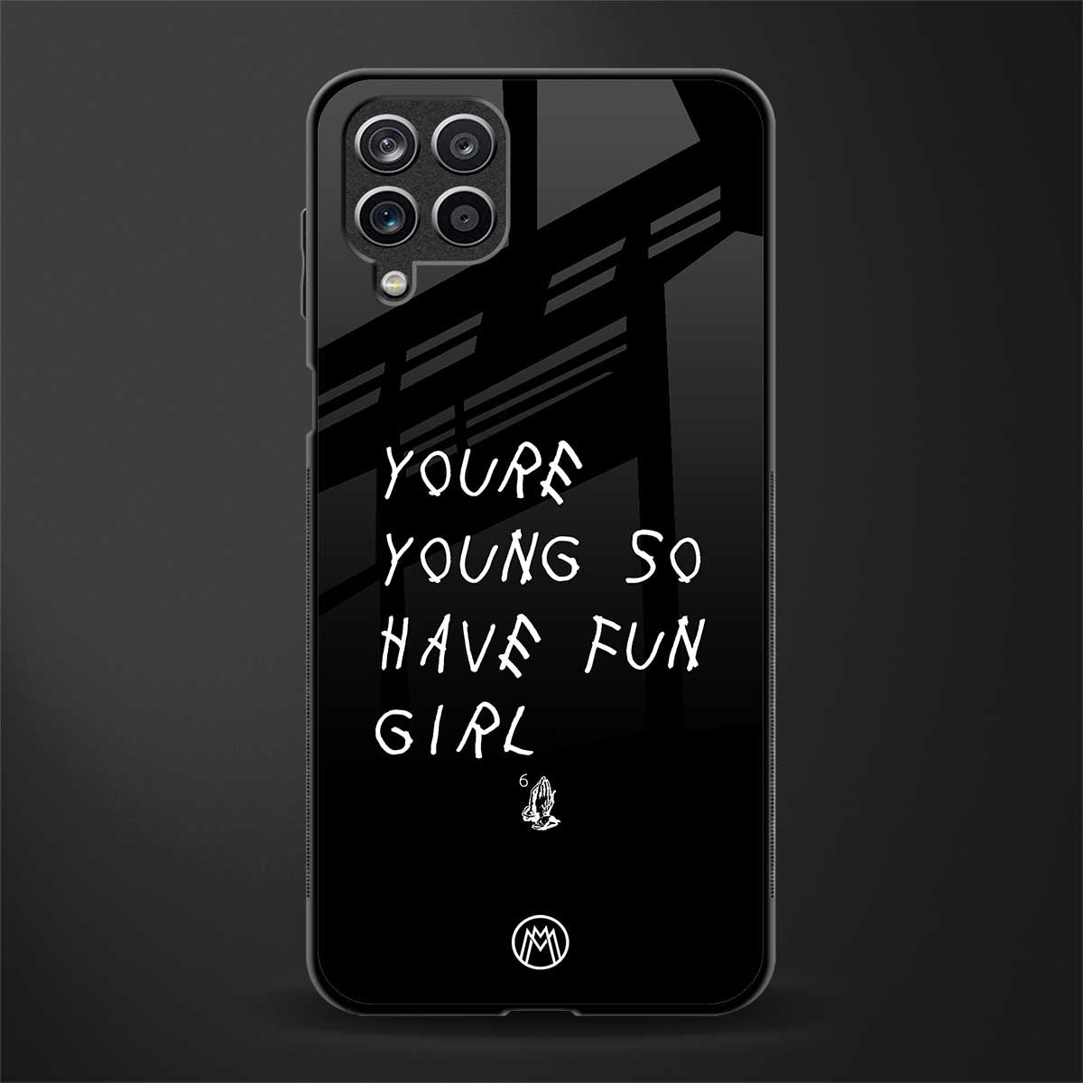 you are young glass case for samsung galaxy m12 image