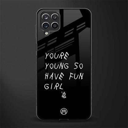 you are young glass case for samsung galaxy m12 image