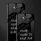 you are young glass case for poco x3 pro image-2