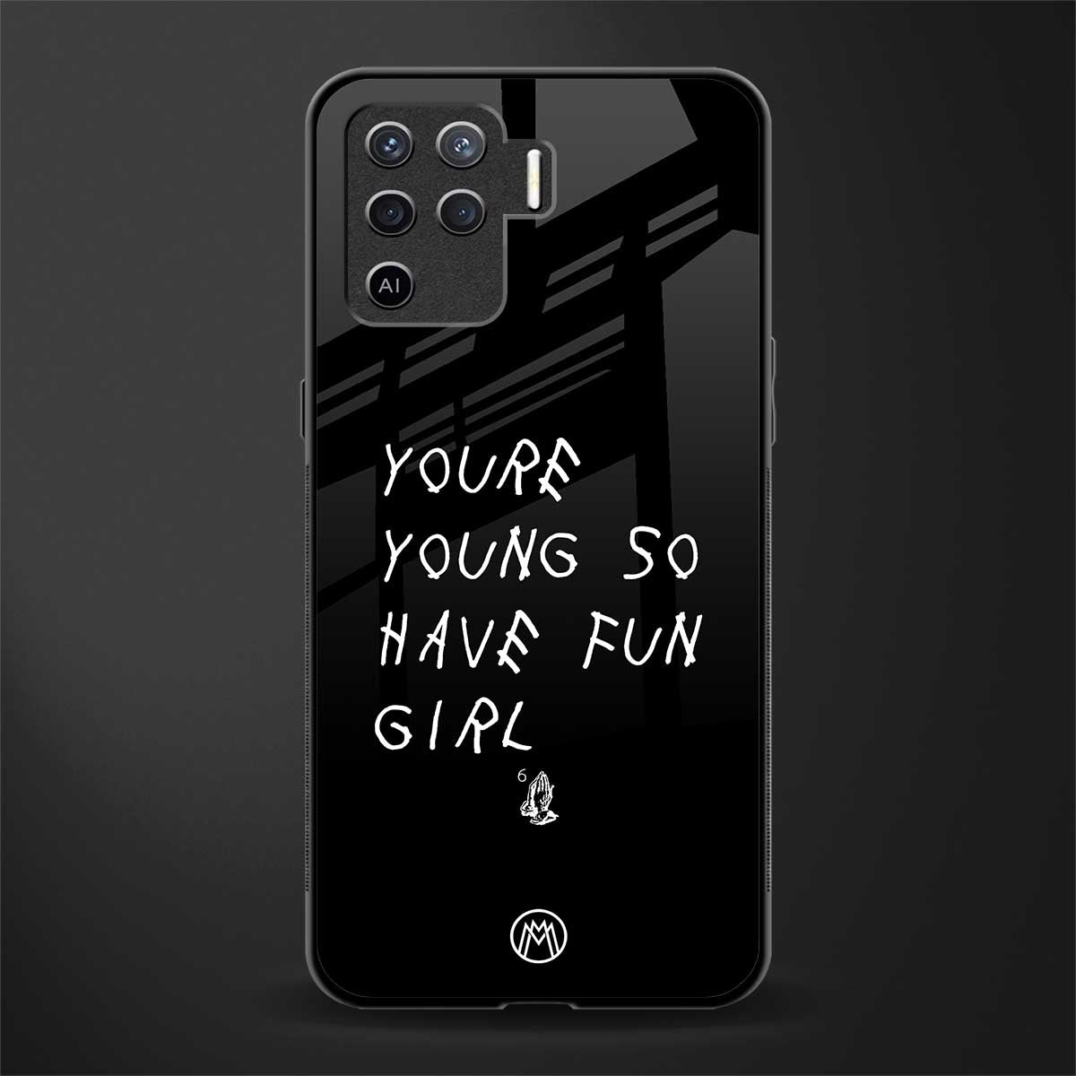 you are young glass case for oppo f19 pro image