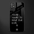 you are young glass case for oppo f19 pro plus image