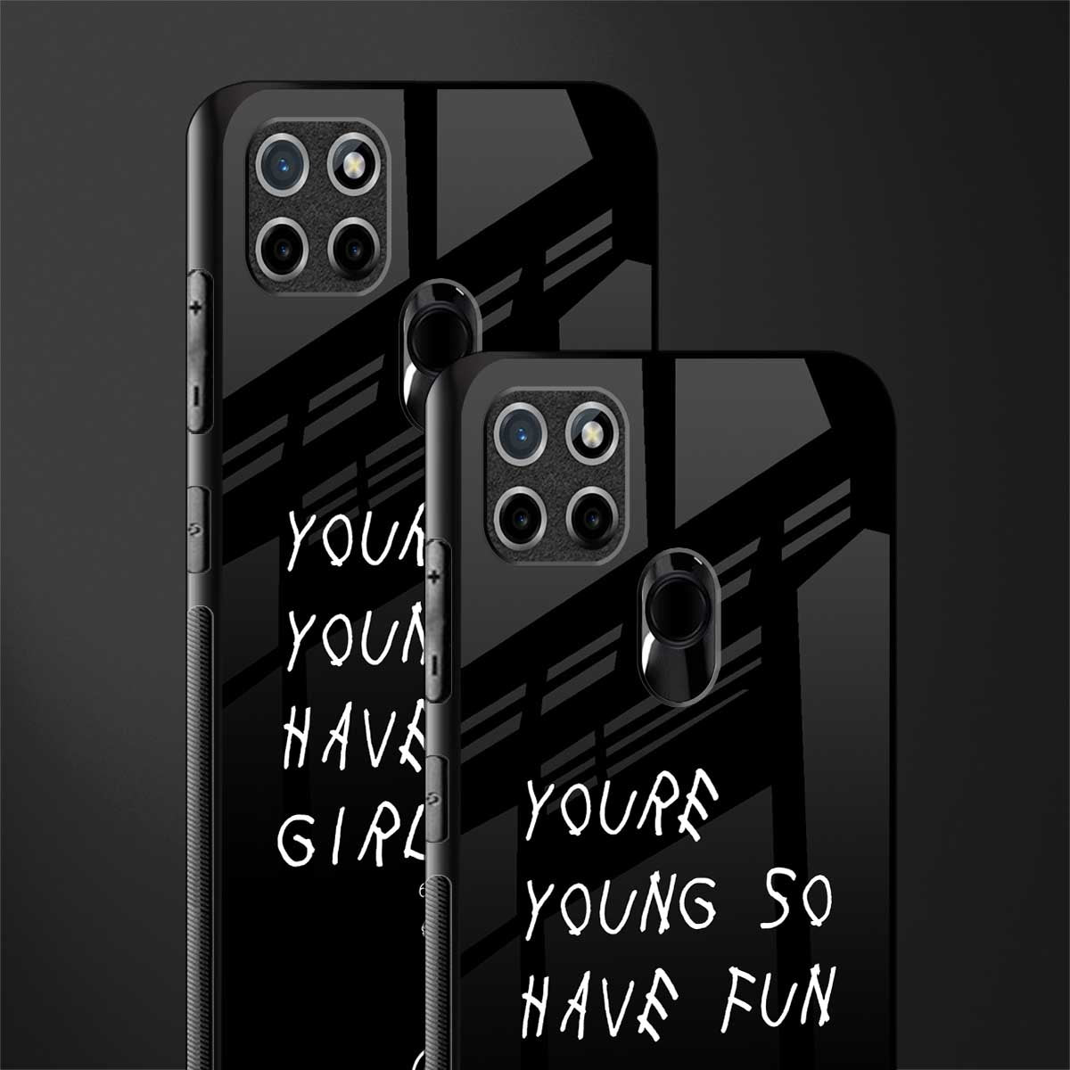 you are young glass case for realme c21 image-2