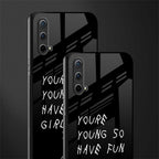 you are young glass case for oneplus nord ce 5g image-2
