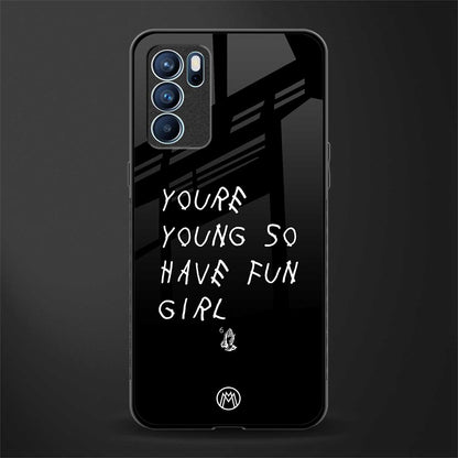 you are young glass case for oppo reno6 5g image