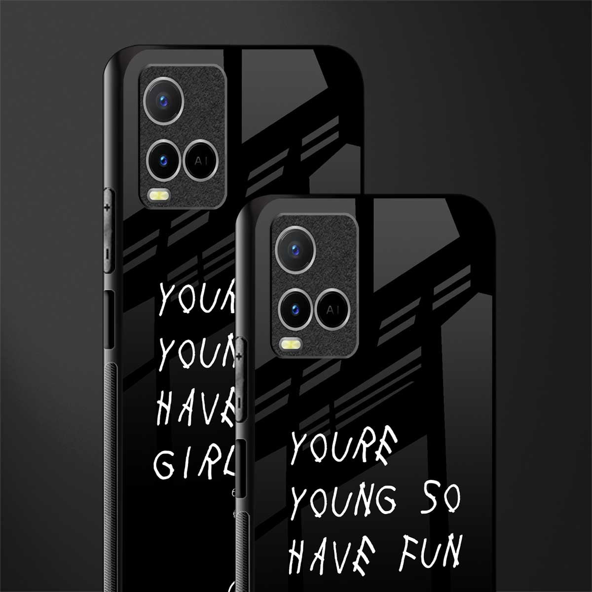 you are young glass case for vivo y21s image-2