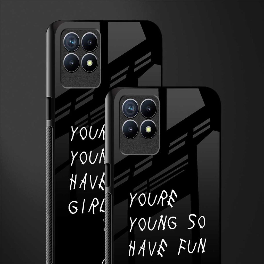 you are young glass case for realme narzo 50 image-2