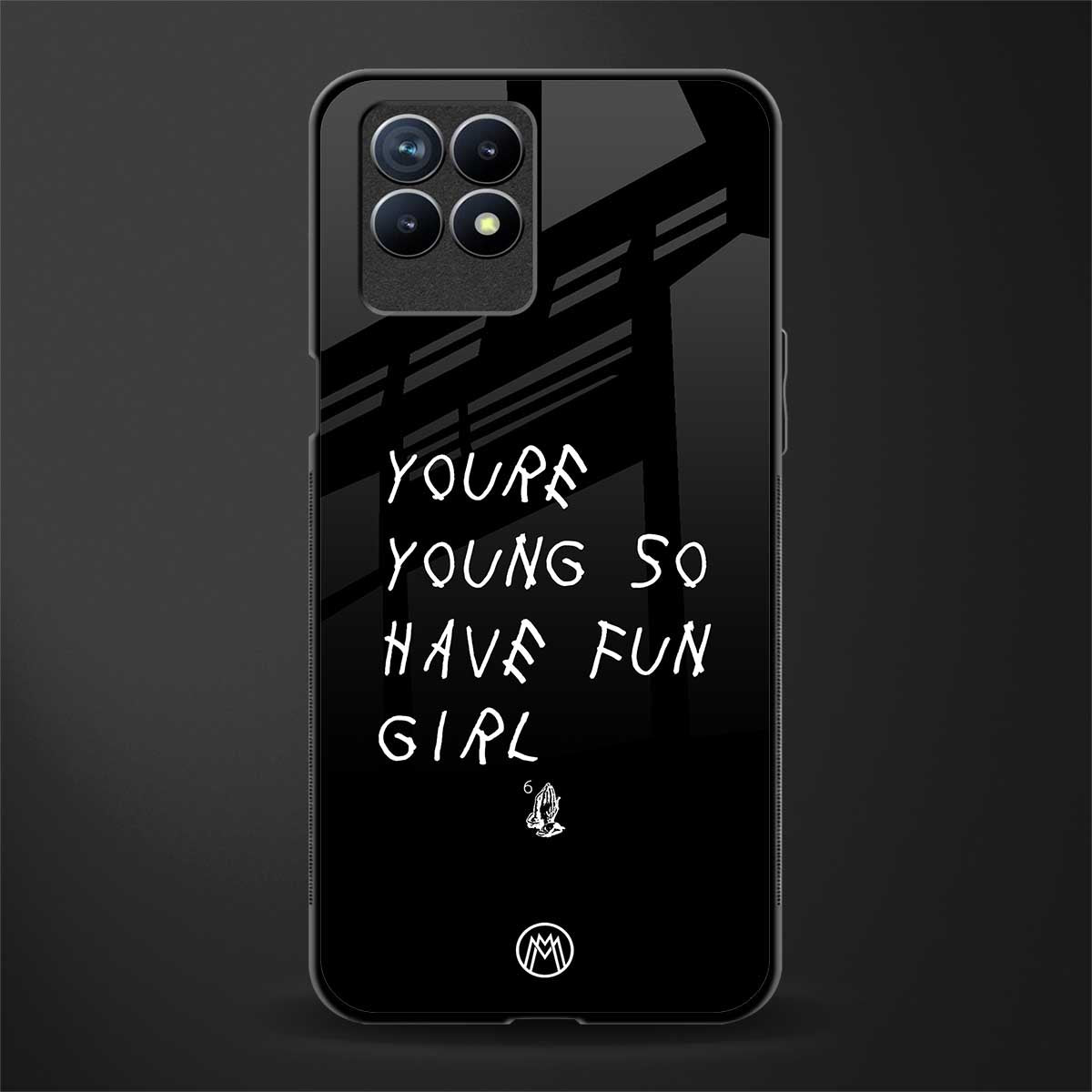 you are young glass case for realme 8i image
