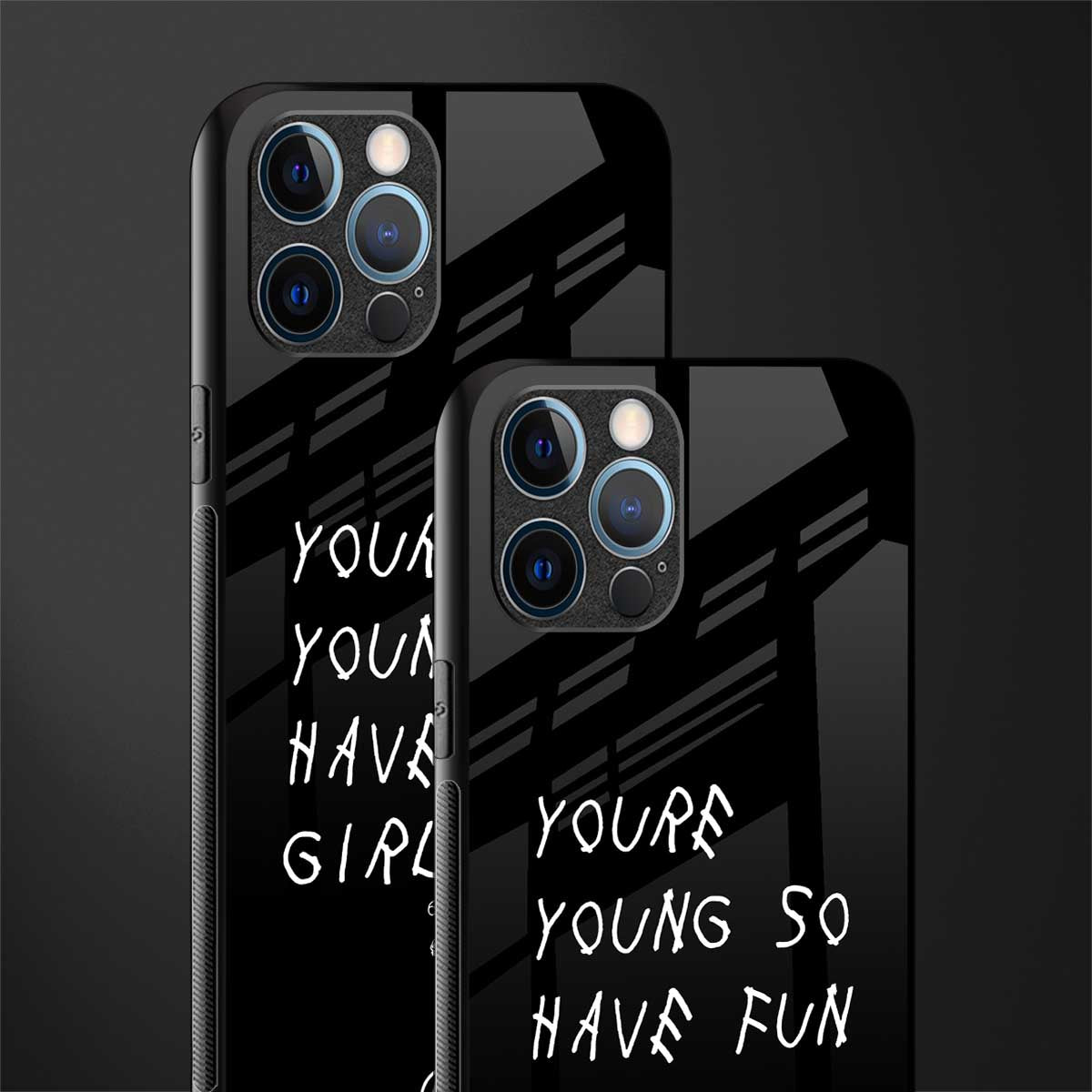 you are young glass case for iphone 12 pro max image-2