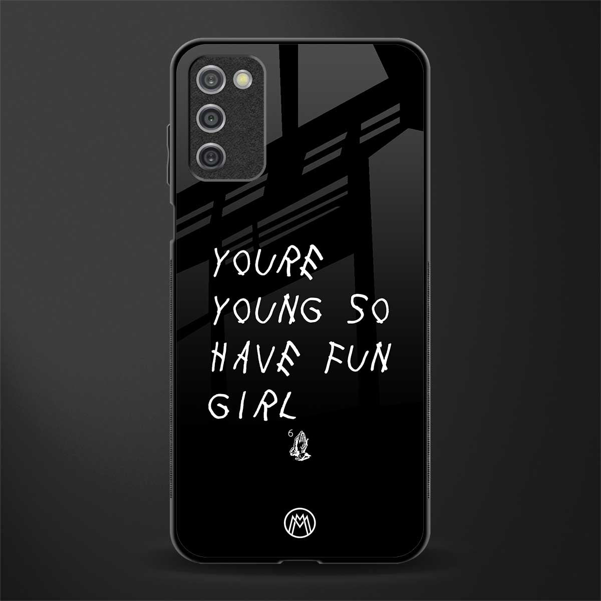 you are young glass case for samsung galaxy a03s image