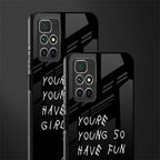 you are young glass case for redmi 10 prime image-2