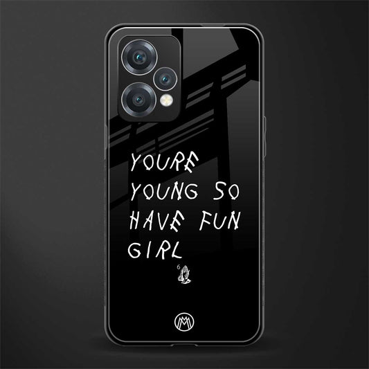 you are young back phone cover | glass case for oneplus nord ce 2 lite 5g