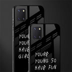 you are young glass case for samsung galaxy note 10 lite image-2