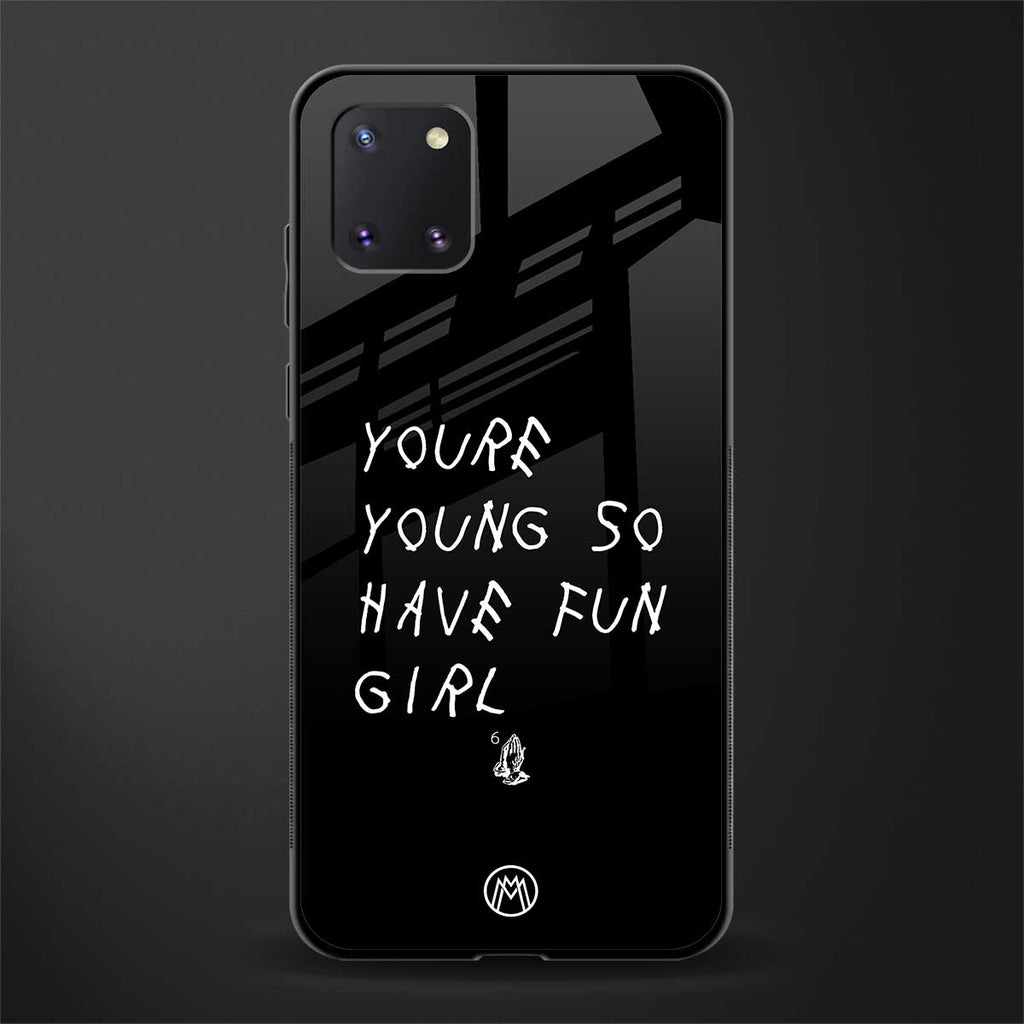 you are young glass case for samsung galaxy note 10 lite image