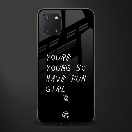 you are young glass case for samsung galaxy note 10 lite image