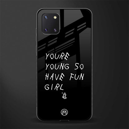 you are young glass case for samsung a81 image