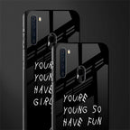 you are young glass case for samsung a21 image-2