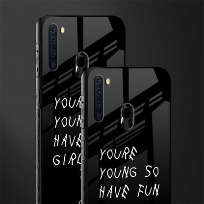 you are young glass case for samsung a21 image-2