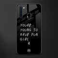 you are young glass case for samsung a21 image