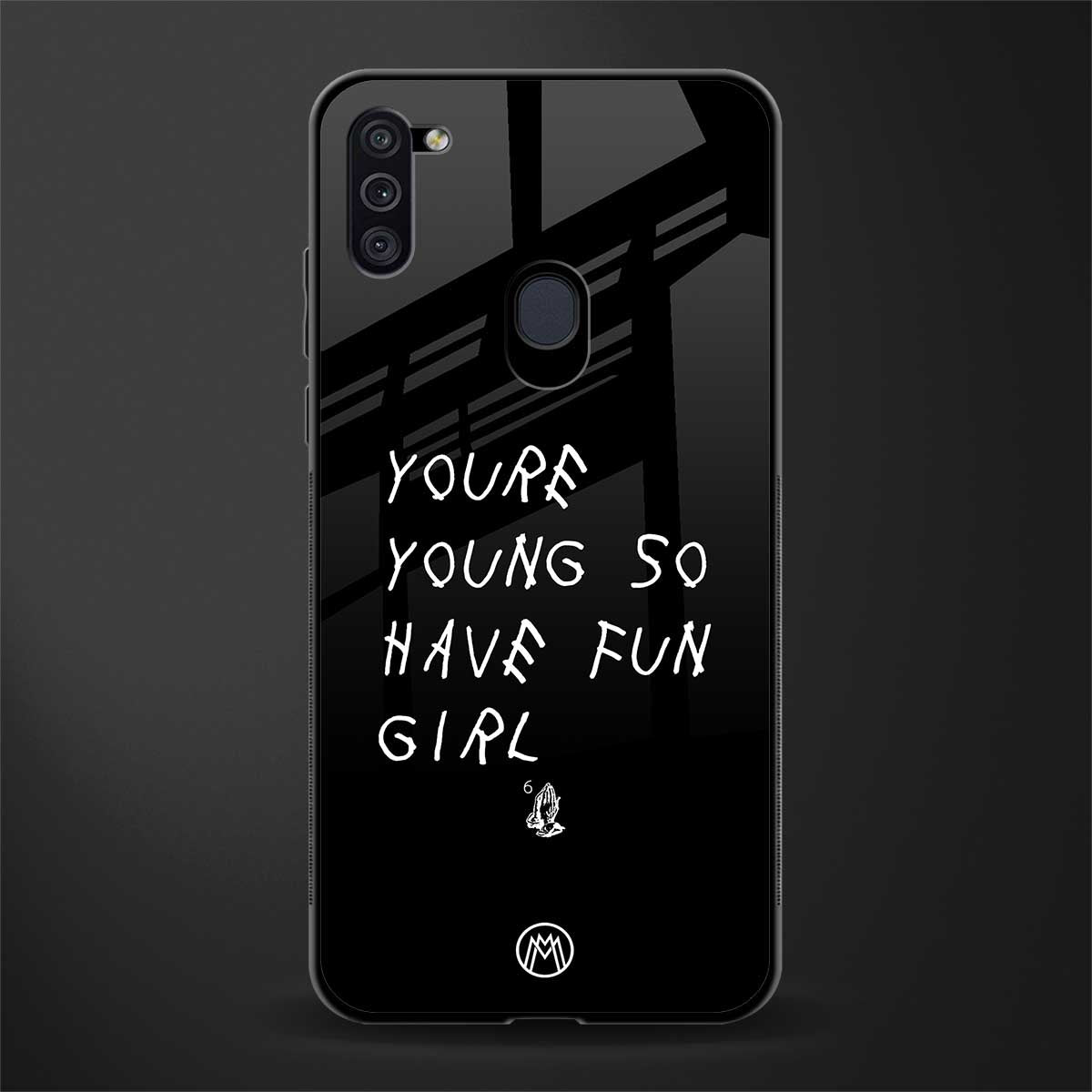 you are young glass case for samsung a11 image