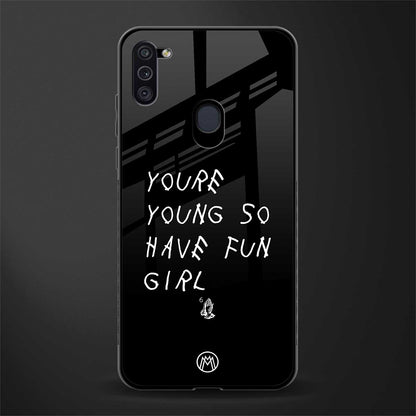 you are young glass case for samsung a11 image