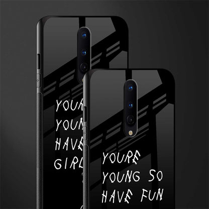 you are young glass case for oneplus 8 image-2