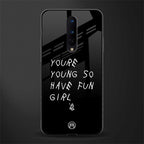 you are young glass case for oneplus 8 image