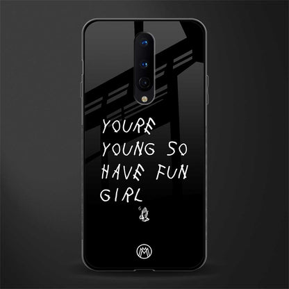 you are young glass case for oneplus 8 image
