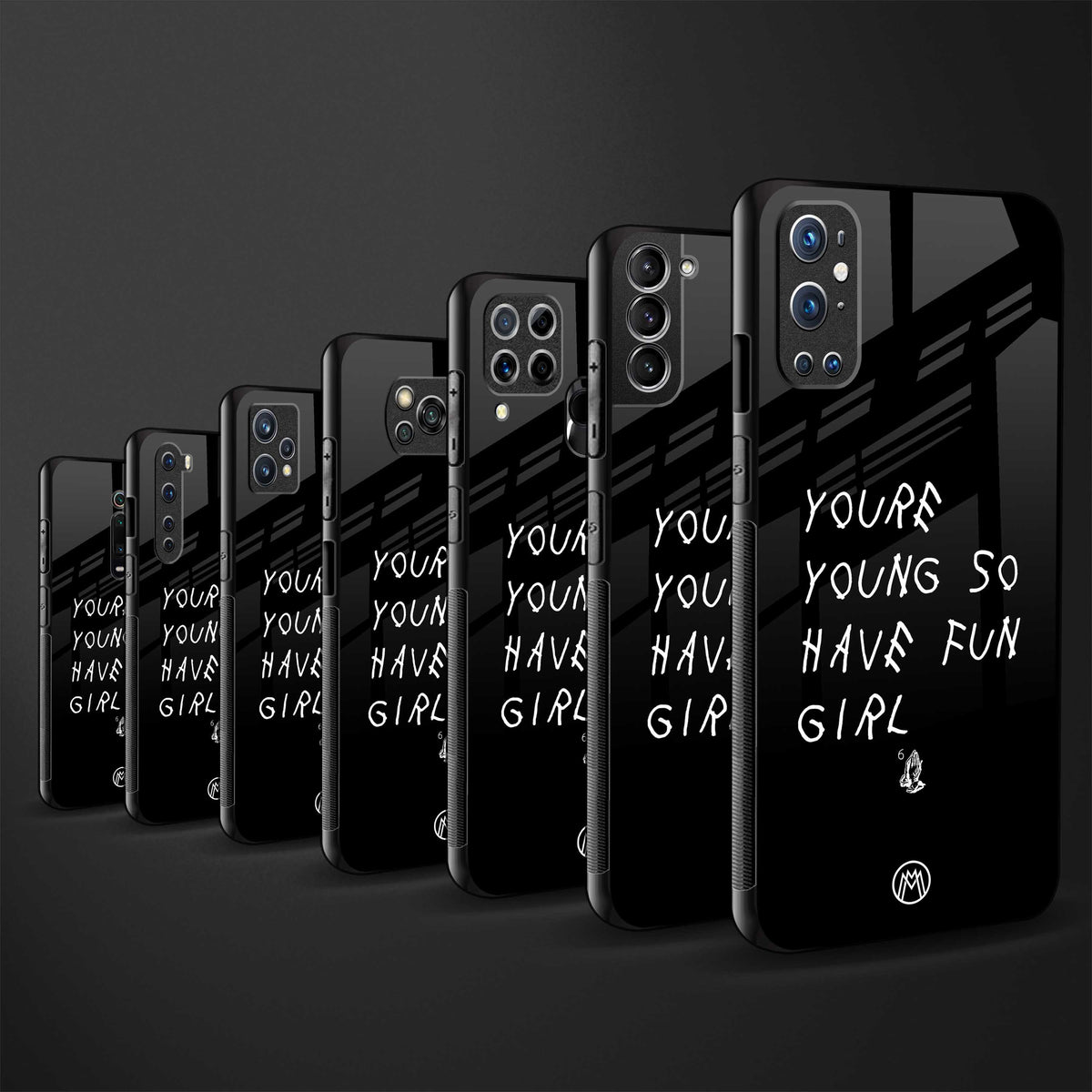 you are young back phone cover | glass case for samsung galaxy f23 5g