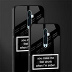 you make me feel drunk black edition glass case for oppo reno 2f image-2