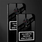 you make me feel drunk black edition glass case for vivo s1 pro image-2