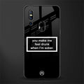 you make me feel drunk black edition glass case for vivo v15 image